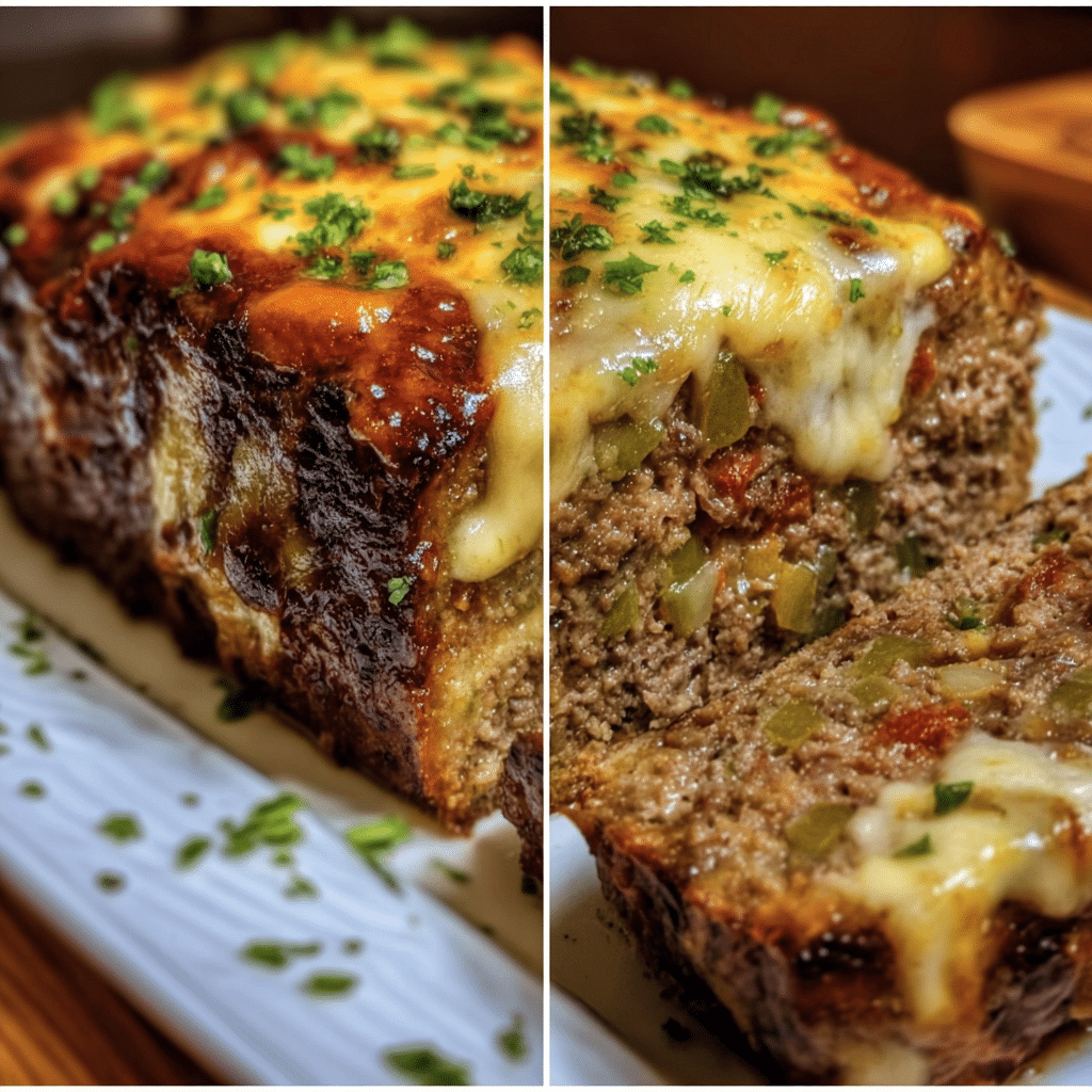 Philly Cheesesteak Meatloaf