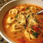 Simple Tomato Tortellini Soup