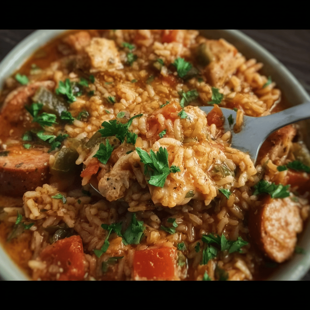 Slow Cooker Chicken Jambalaya