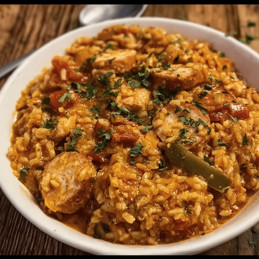 Slow Cooker Chicken Jambalaya