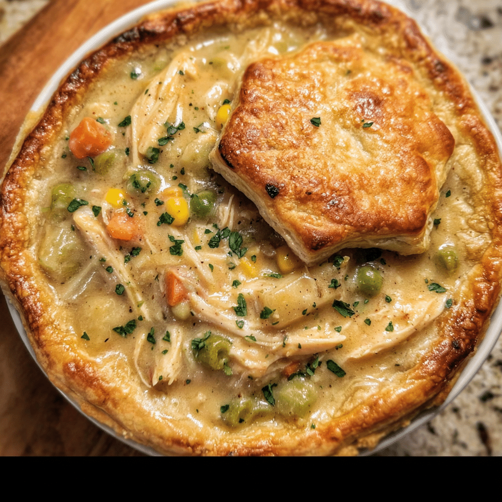 Slow Cooker Chicken Pot Pie