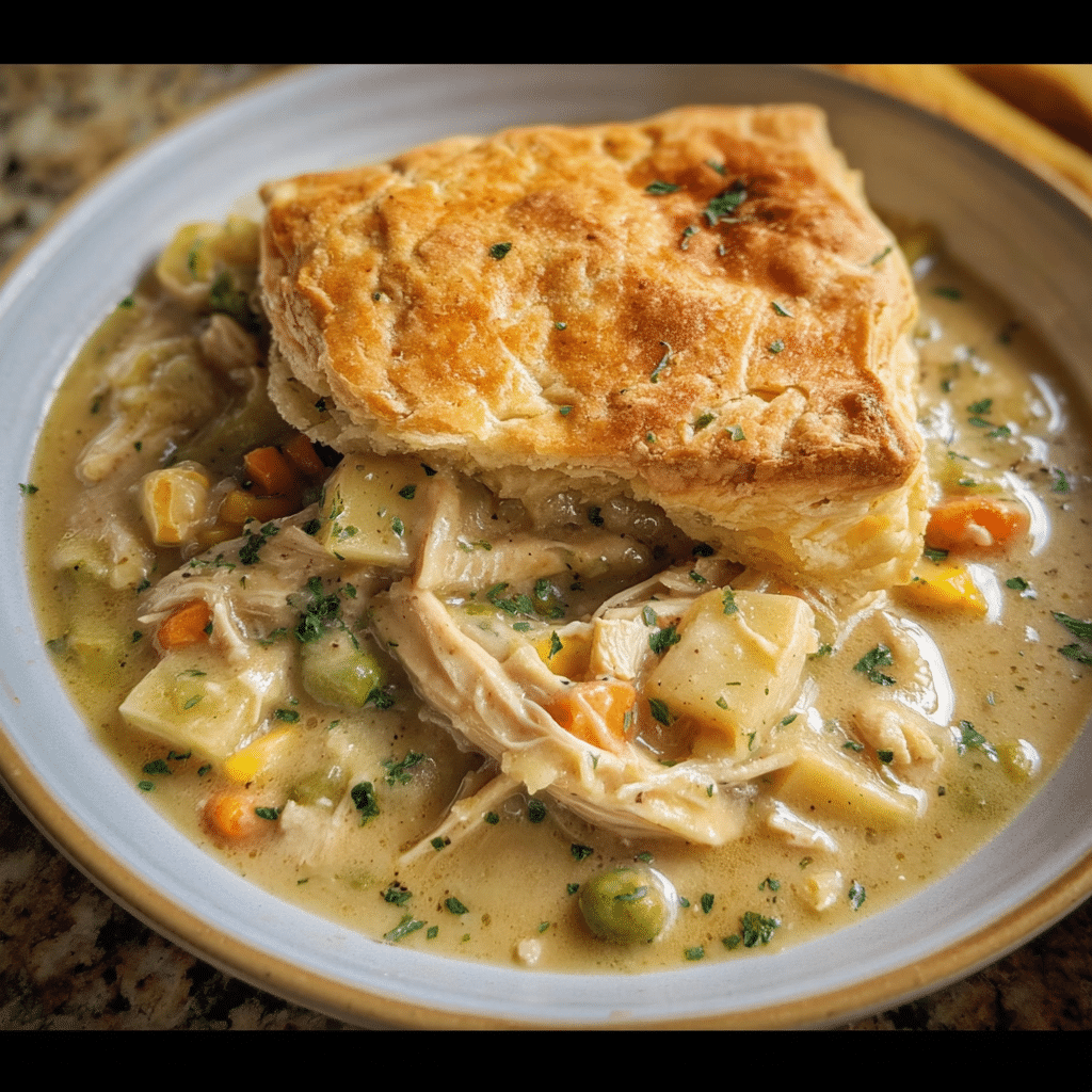 Slow Cooker Chicken Pot Pie