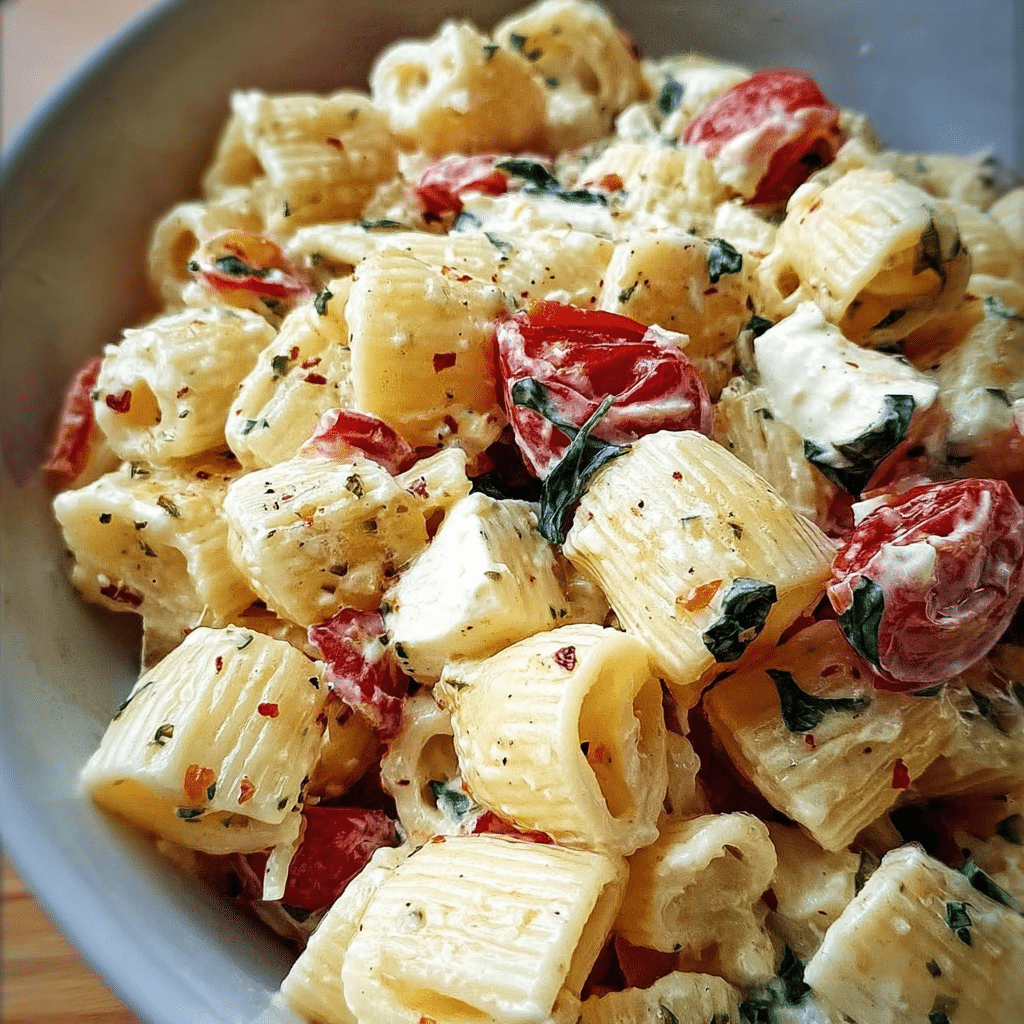 Smoked Mozzarella Pasta Salad