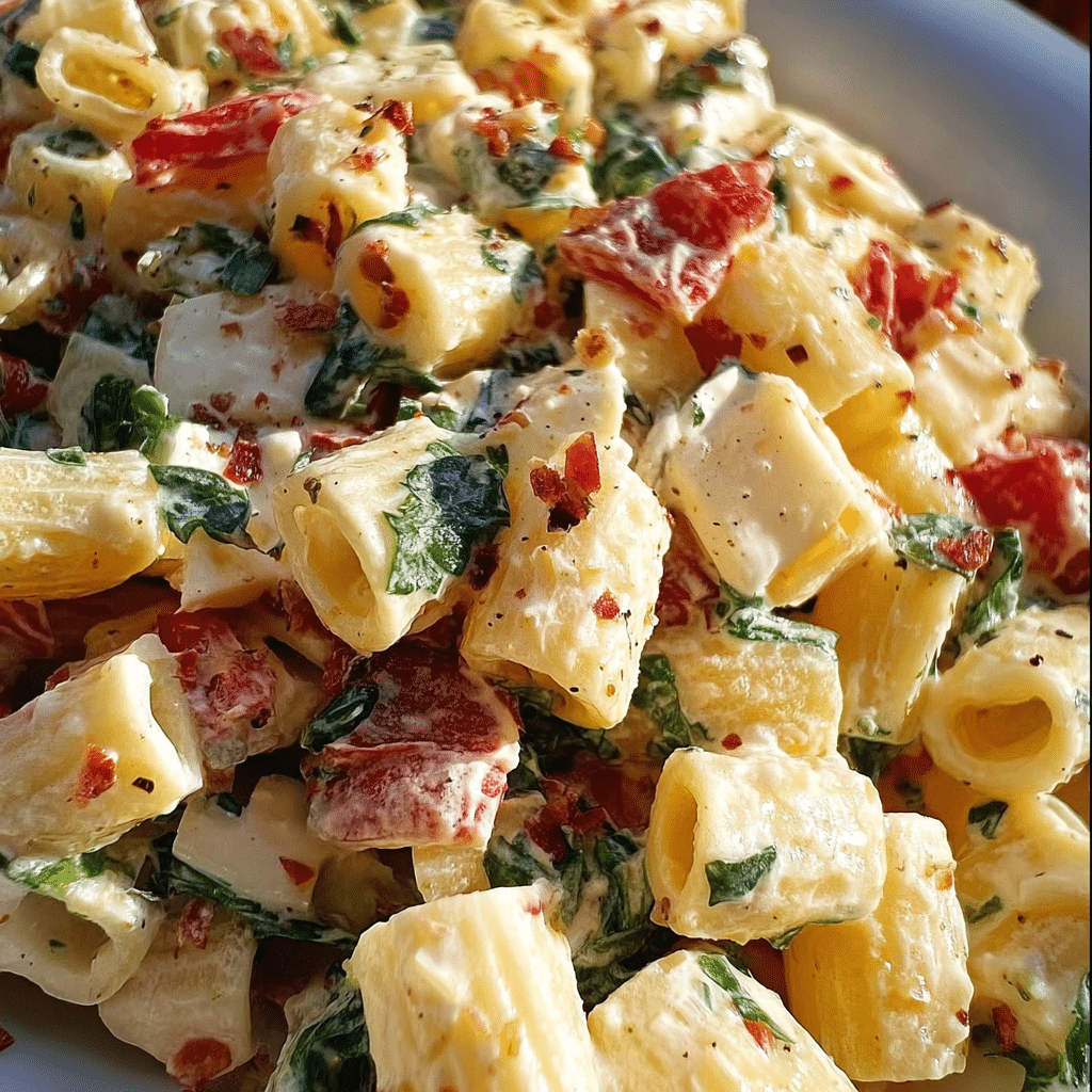 Smoked Mozzarella Pasta Salad