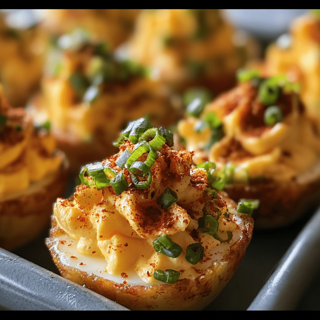 Spicy Bayou Deviled Eggs