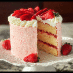 Strawberry Moscato Layer Cake