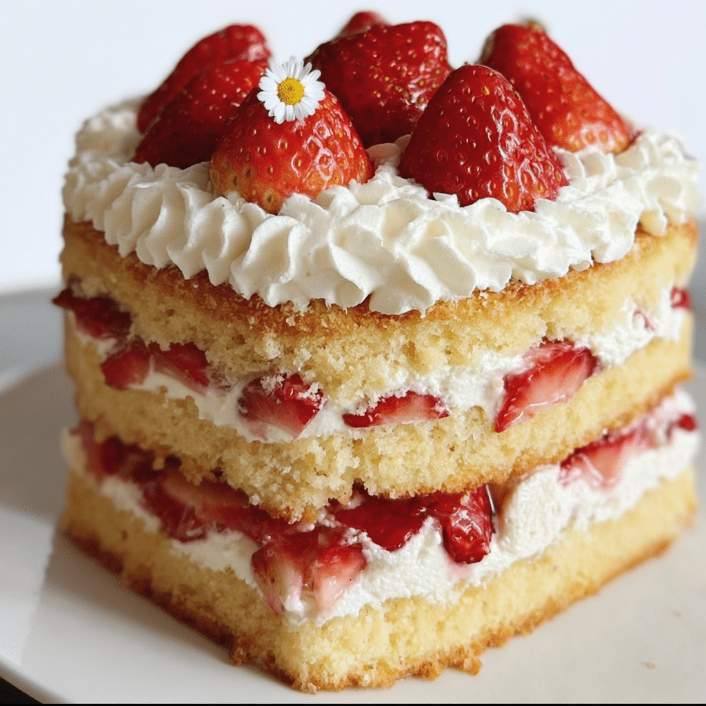 Strawberry Shortcake Layer Cake