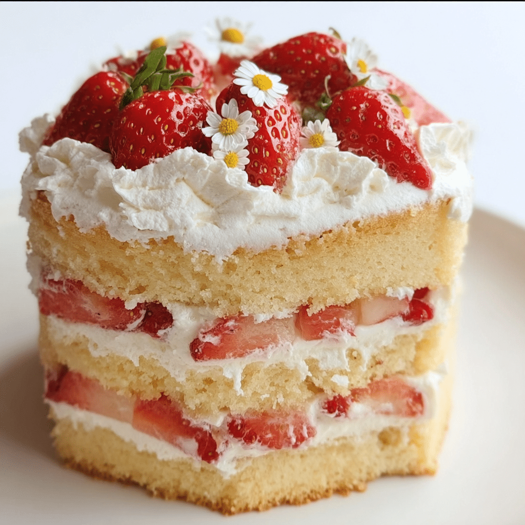 Strawberry Shortcake Layer Cake