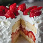 Strawberry Whipped Cream Cake