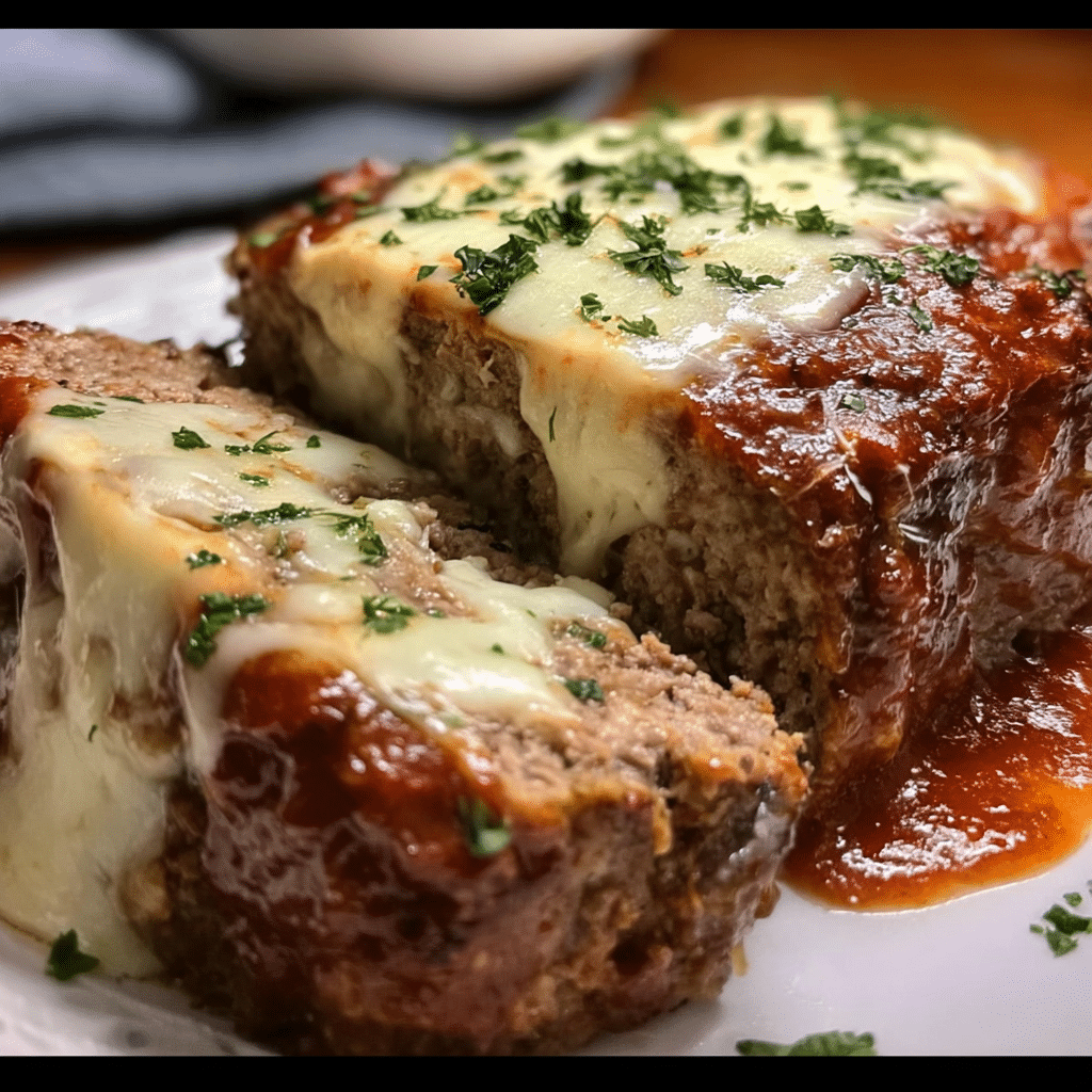 Stuffed Meatloaf With Mozzarella
