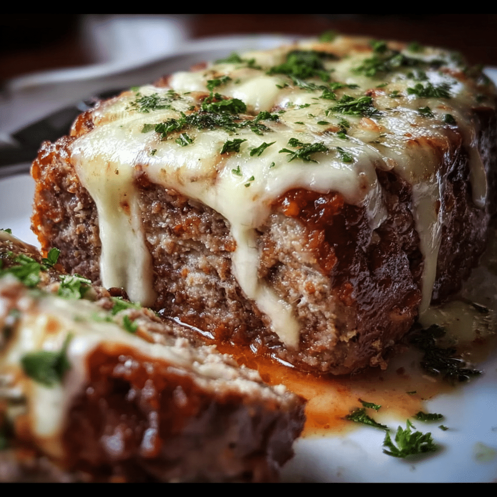 Stuffed Meatloaf With Mozzarella