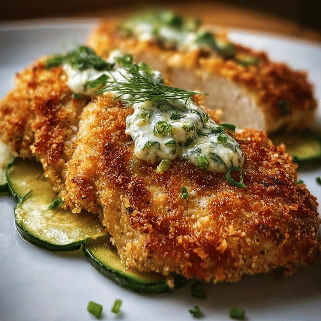The Best Crispy Dill Pickle Parmesan Chicken