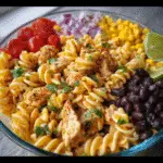 Zesty Chicken Enchilada Pasta Salad