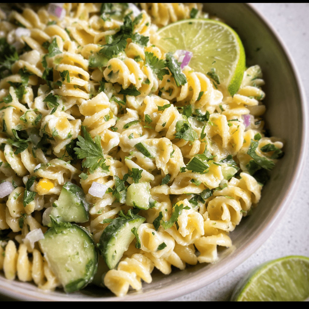 Cilantro Lime Pasta Salad