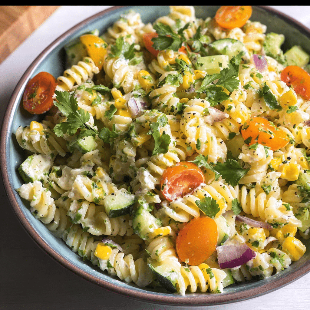Cilantro Lime Pasta Salad
