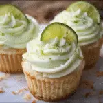 Coconut Cupcakes With Lime Buttercream Frosting