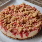 Creamy Strawberry Crunch Cheesecake