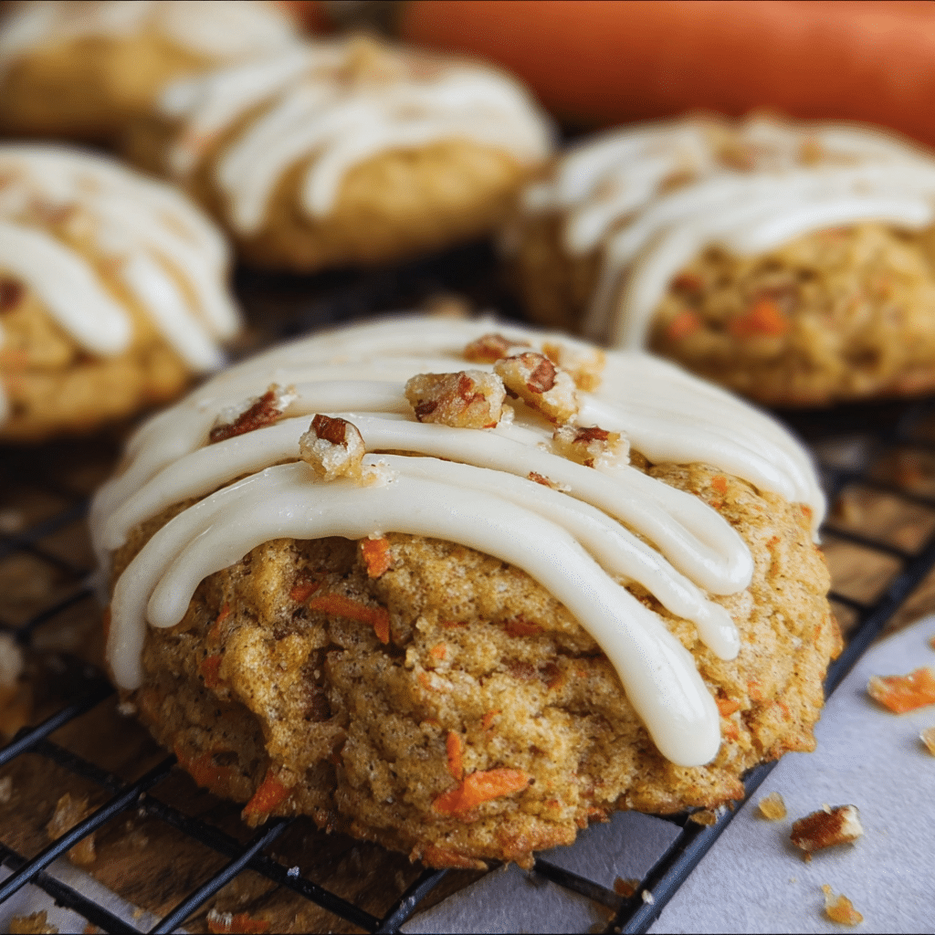 Crumbl Carrot Cake Cookies