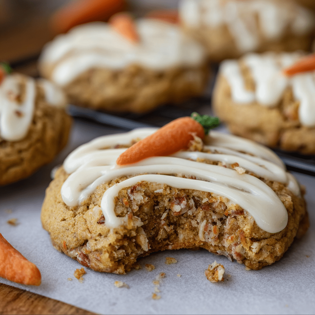 Crumbl Carrot Cake Cookies