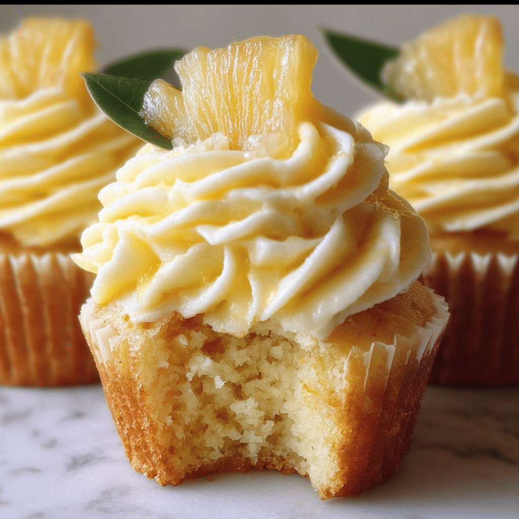 Dole Whip Cupcakes