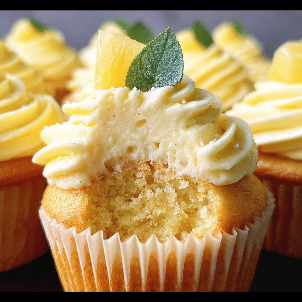 Dole Whip Cupcakes