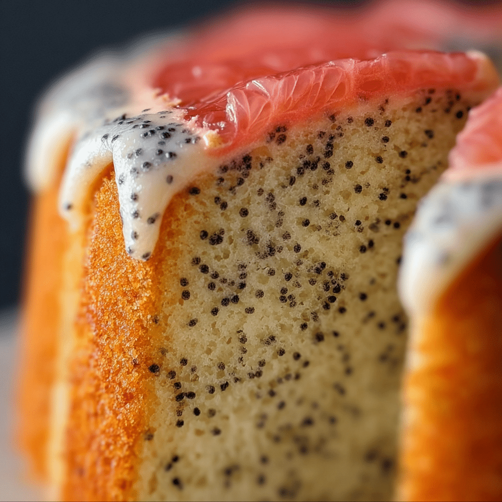 Grapefruit Poppy Seed Cake