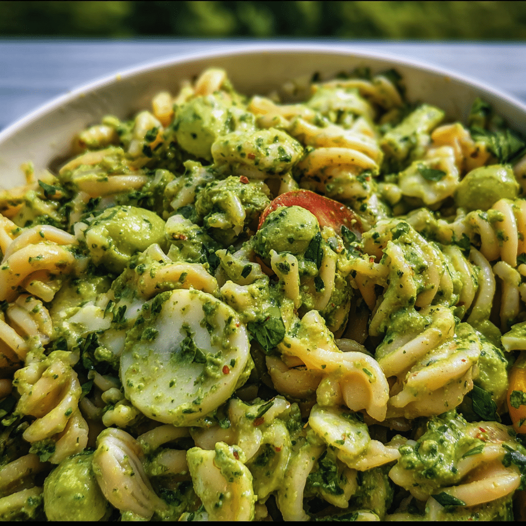 Green Goddess Pasta Salad