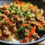 Ground Turkey Teriyaki Stir Fry