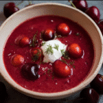 Hungarian Cold Cherry Soup