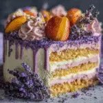 Lavender And Peach Dream Cake