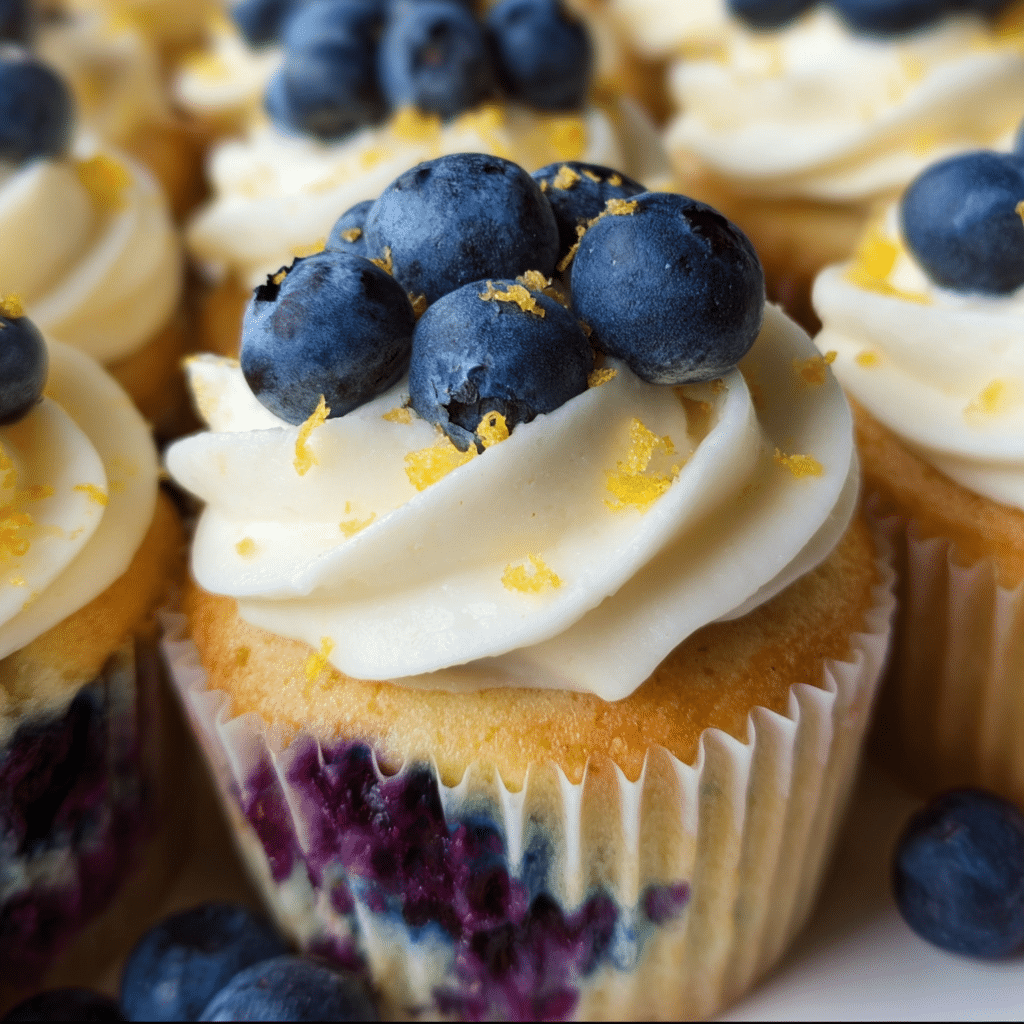 Lemon Blueberry Cupcakes