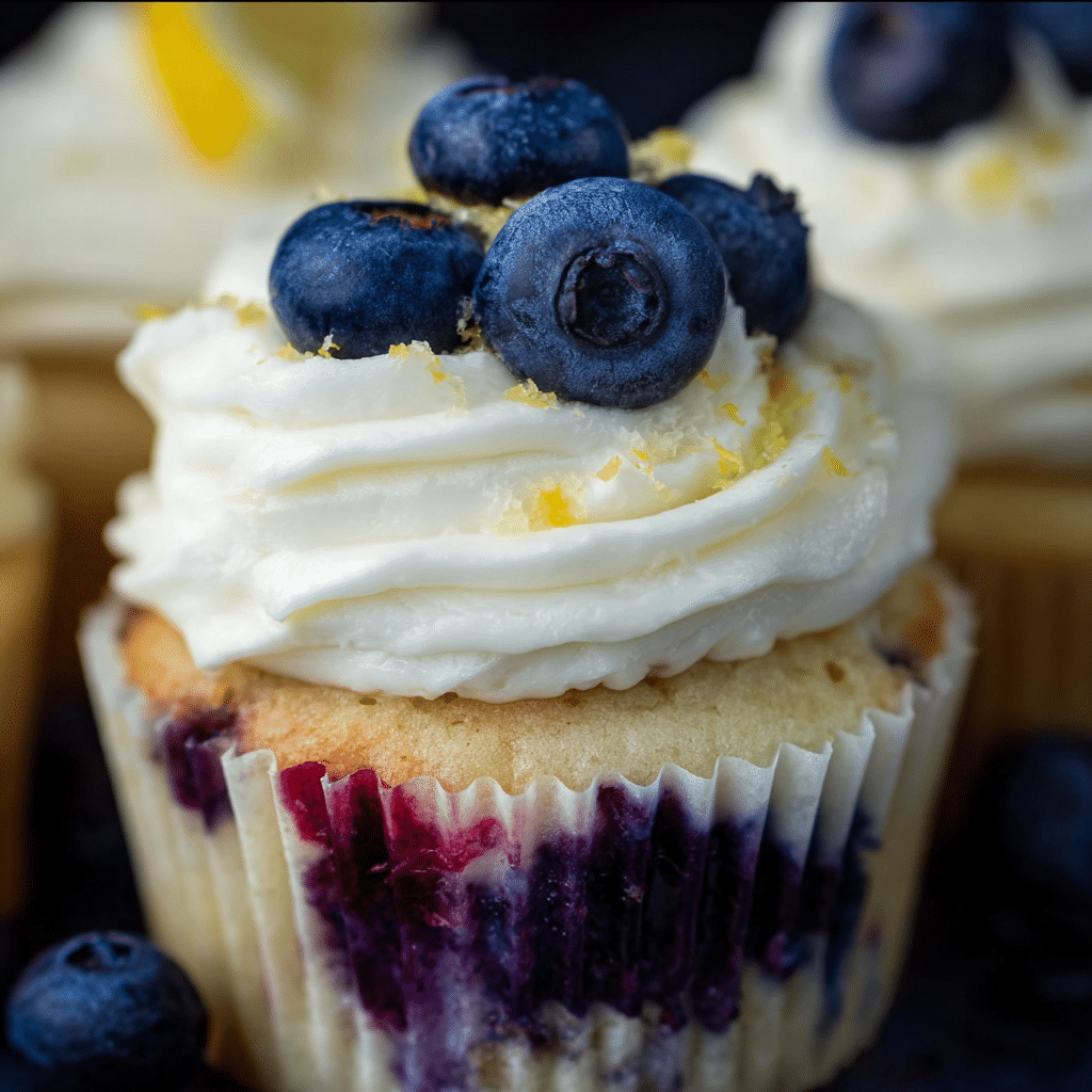 Lemon Blueberry Cupcakes