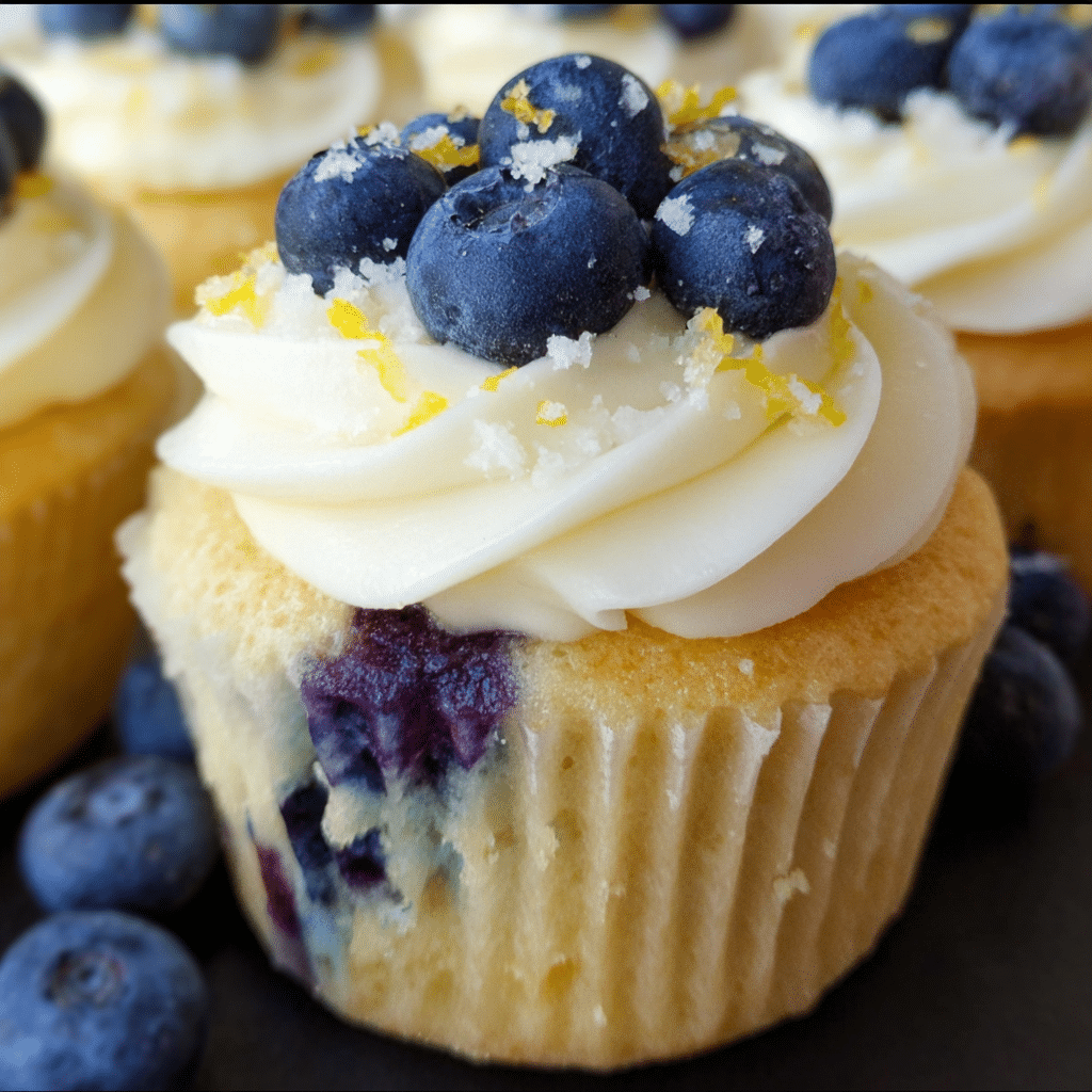 Lemon Blueberry Cupcakes