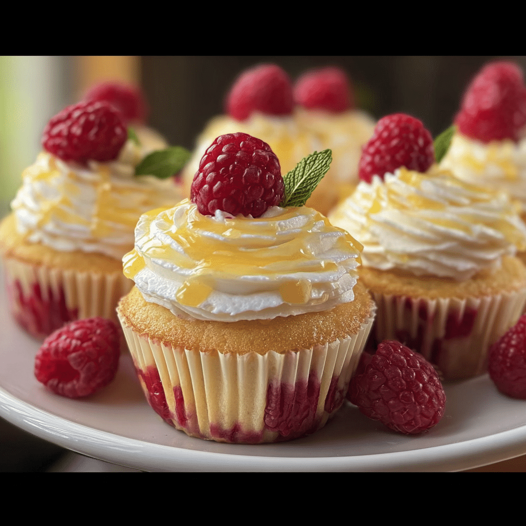 Lemon Raspberry Cupcakes