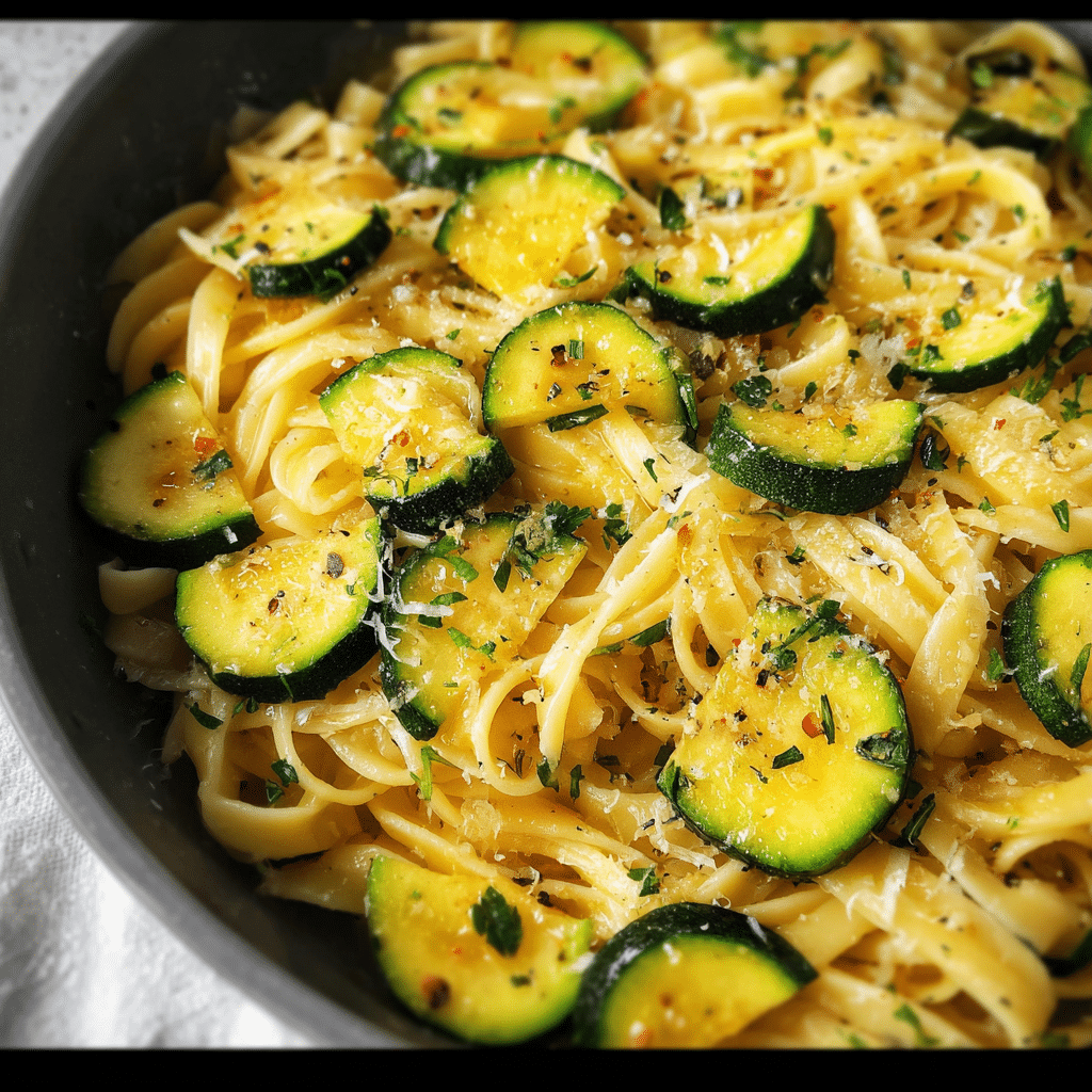 Lemon Zucchini Pasta