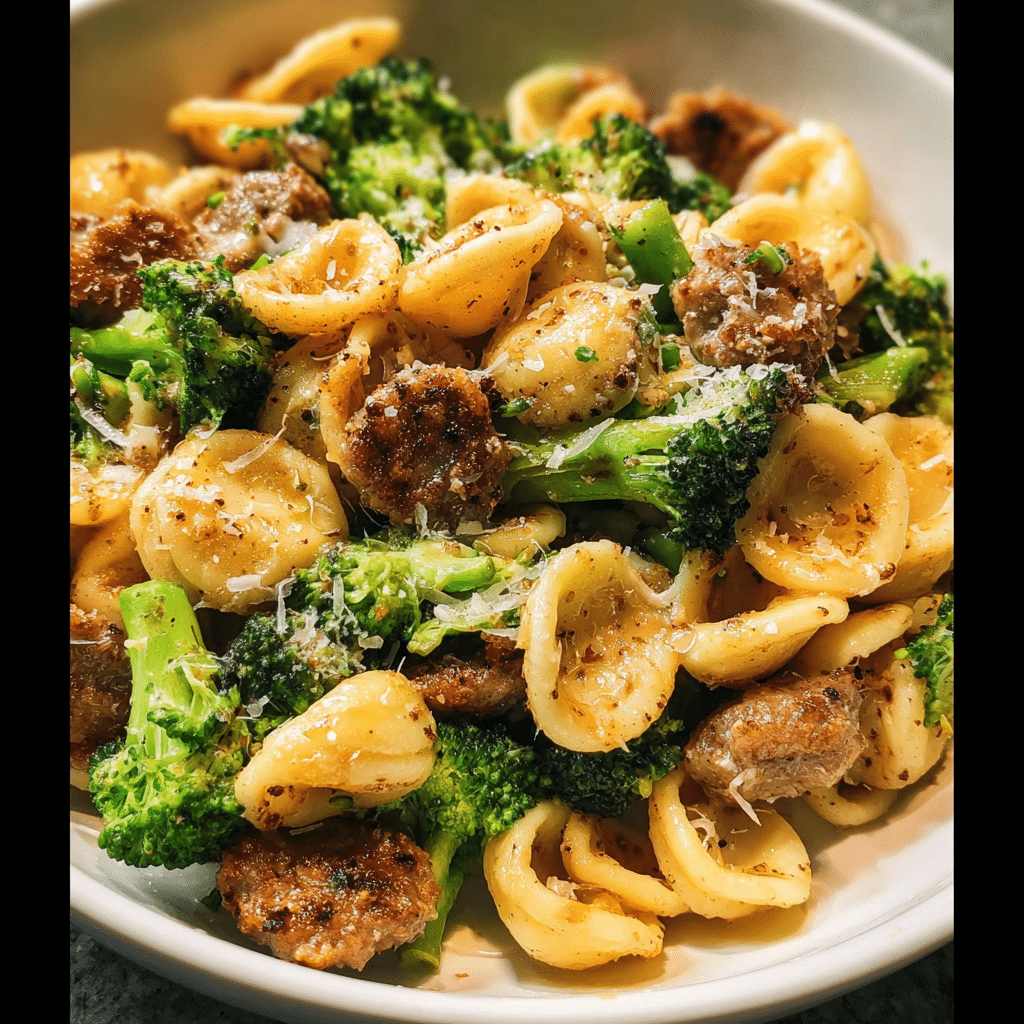 Orecchiette With Sausage And Broccoli