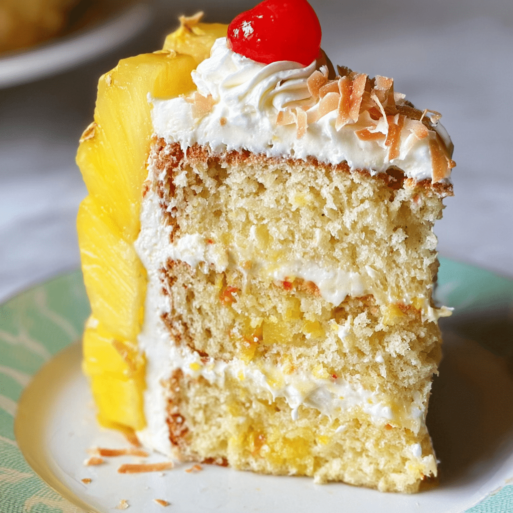 Pina Colada Layer Cake