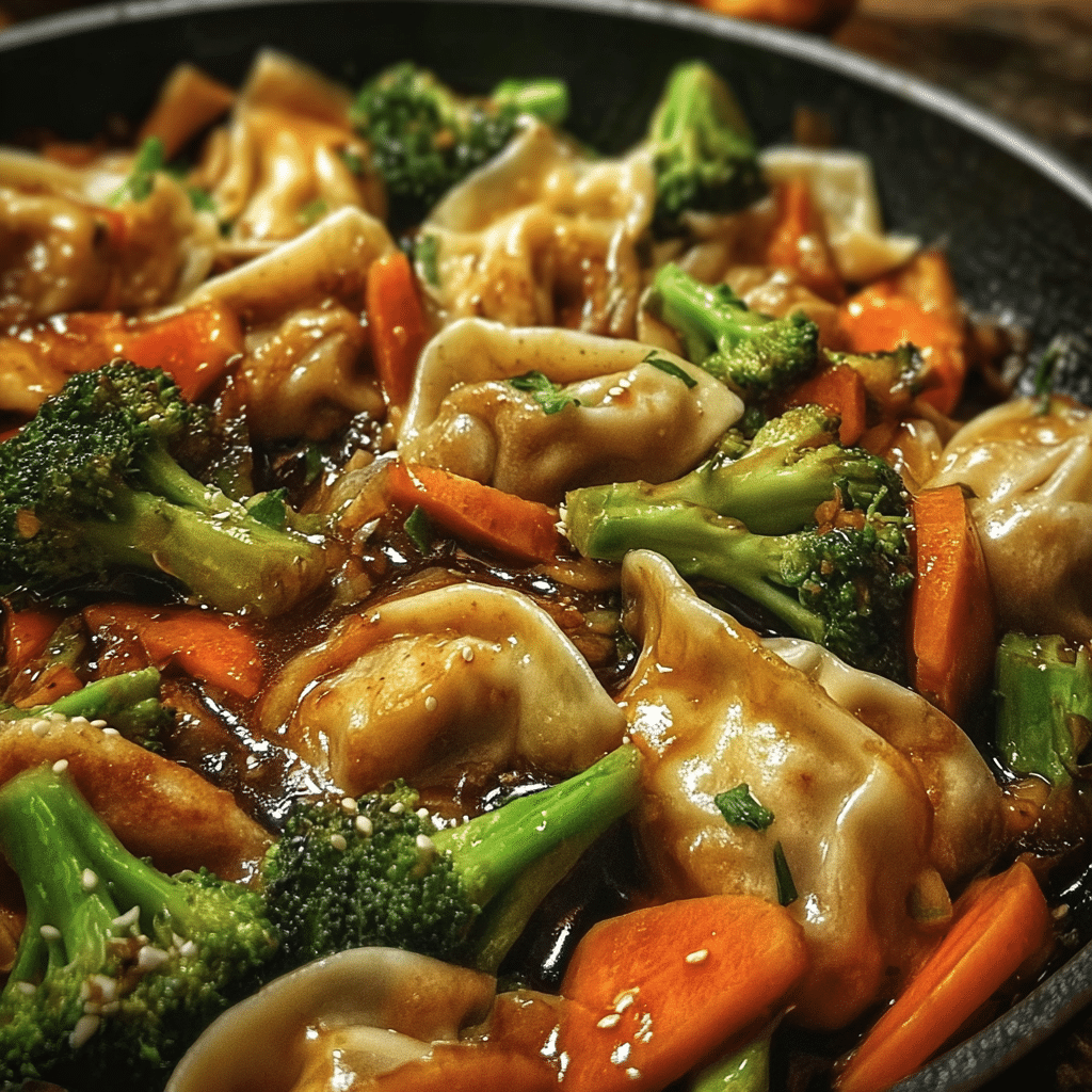 Quick Potsticker Stir Fry