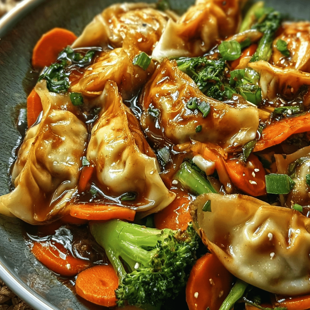 Quick Potsticker Stir Fry