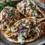 Sheet Pan Chicken Pitas With Fresh Herb Ranch Slaw