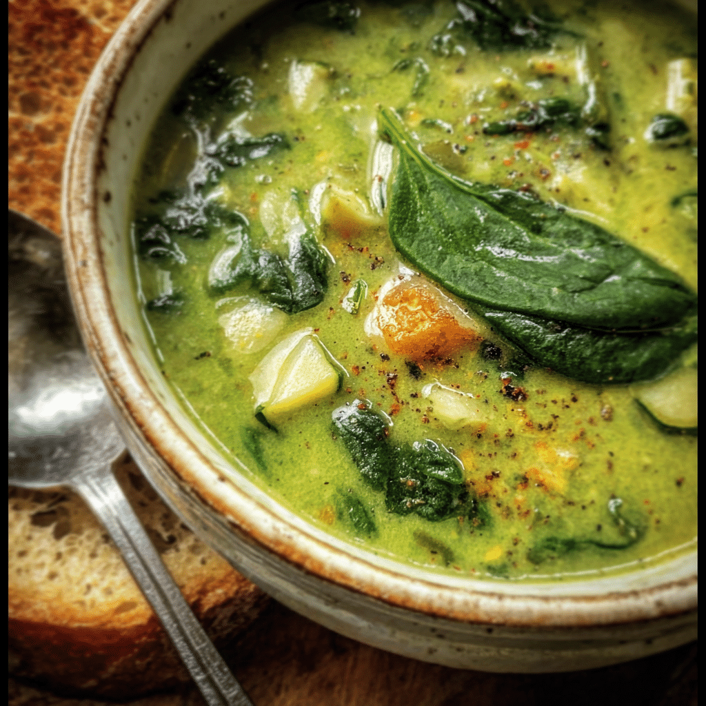 Spinach & Zucchini Soup