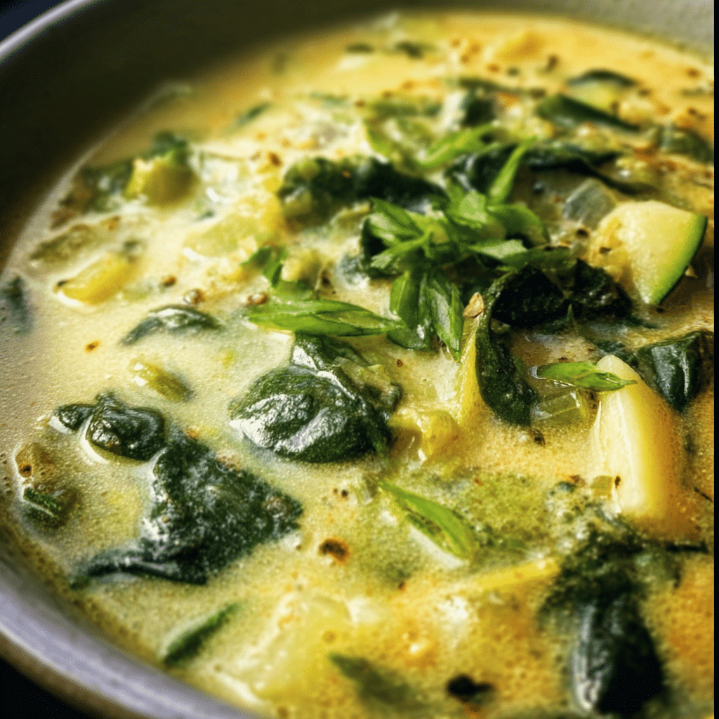 Spinach & Zucchini Soup