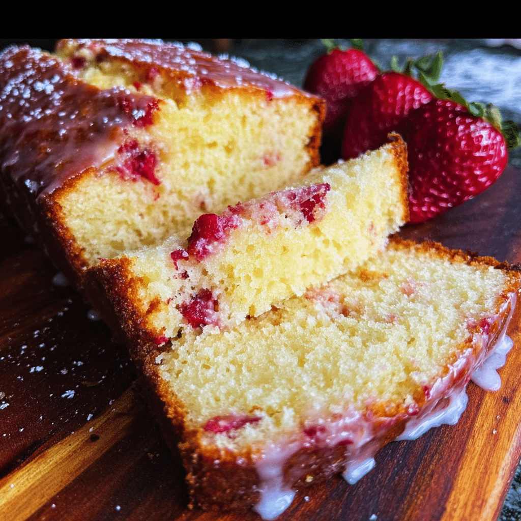 Strawberry Pound Cake