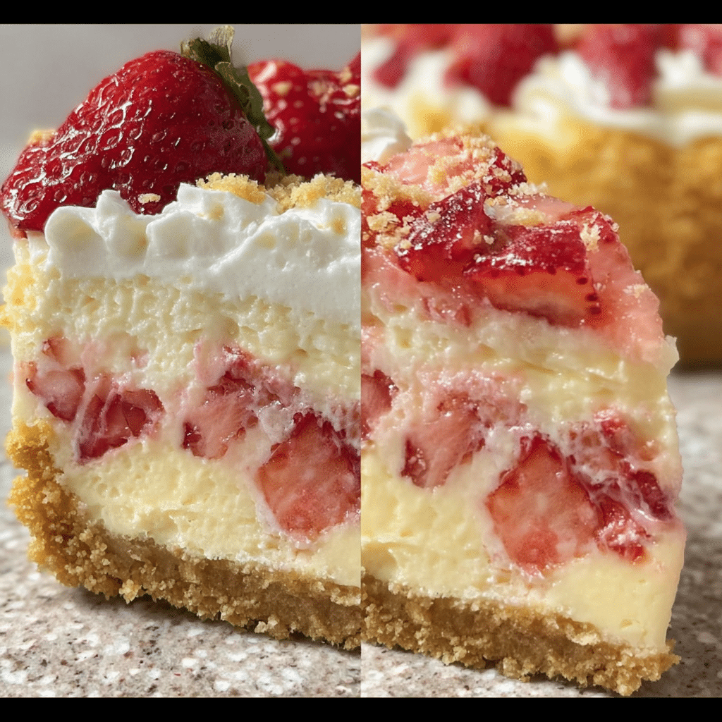 Strawberry Shortcake Cheesecake Bliss