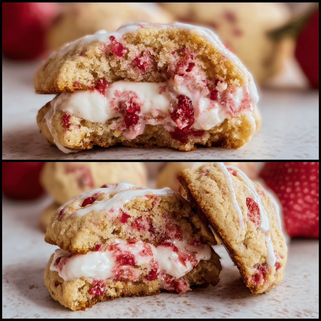 Strawberry Shortcake Cookies